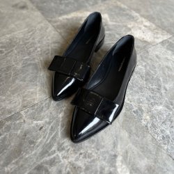 Copenhagen Shoes Keep dreaming i sort lakskind