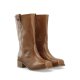 Cashott CASVILMA mellemlang støvle i cognac skind