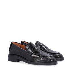 Billi Bi A19689 loafer i sort lakskind