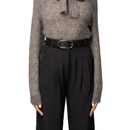 RE:DESIGNED Bælte Francini Sort 95 cm