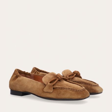 Billi Bi A9419 loafer i brun ruskind