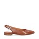 Billi Bi A16302 ballerina i cognac lakskind