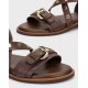 Wonders AB-1642 sandal i brun skind med nitter