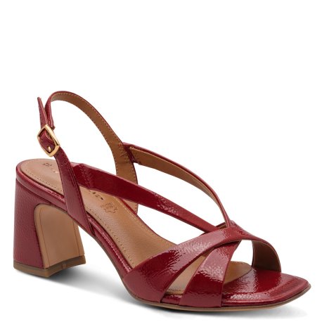 Tamaris 28339 sandal i rød lak - Sko & Støvler: 36
