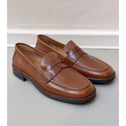Bubetti 10146 loafer i cognac skind