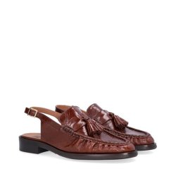 Billi Bi A9698 loafer med slingback i brun