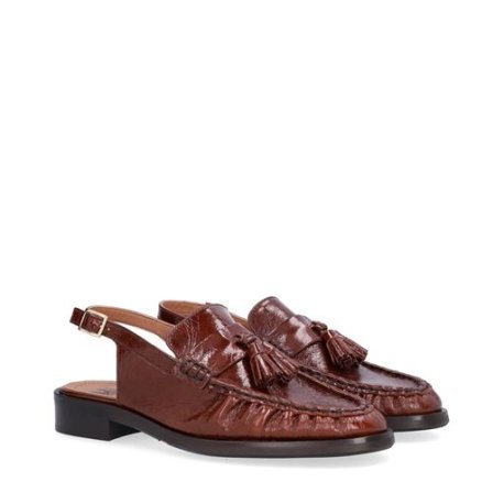 Billi Bi A9698 loafer med slingback i brun