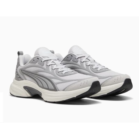 Puma Softride Escalate Gray-gray-aged silver-white