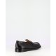 Wonders A-4611 loafer i sort skind med bred snude