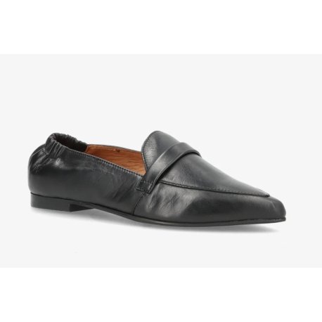 Shoedesign Copenhagen Lucy loafer i sort skind