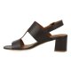 Angulus 5837 sandal i brun skind med hæl