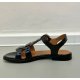 Billi Bi A9660 sandal i sort lakskind
