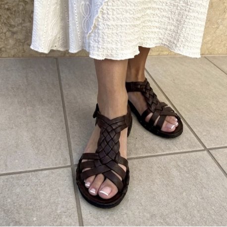 Bubetti 3456 sandal i hasselnød