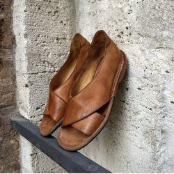 Bubetti 3570 sandal i cognac skind