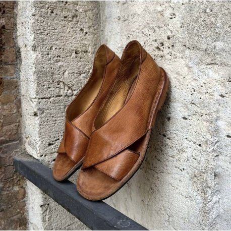 Bubetti 3570 sandal i cognac skind