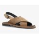 Phenumb Onry Strap sandal med krydsrem i camel ruskind