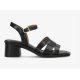 Shoedesign Copenhagen Rhona sandal i sort skind