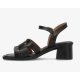 Shoedesign Copenhagen Rhona sandal i sort skind