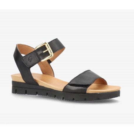 Shoedesign Copenhagen Amalfi sandal i sort skind