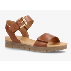 Shoedesign Copenhagen Amalfi sandal i cognac skind