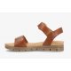 Shoedesign Copenhagen Amalfi sandal i cognac skind