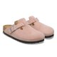 Birkenstock Boston Suede Leather Pink Clay