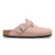 Birkenstock Boston Suede Leather Pink Clay