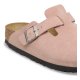 Birkenstock Boston Suede Leather Pink Clay