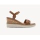Tamaris 28334 sandal med kileæl i coganc