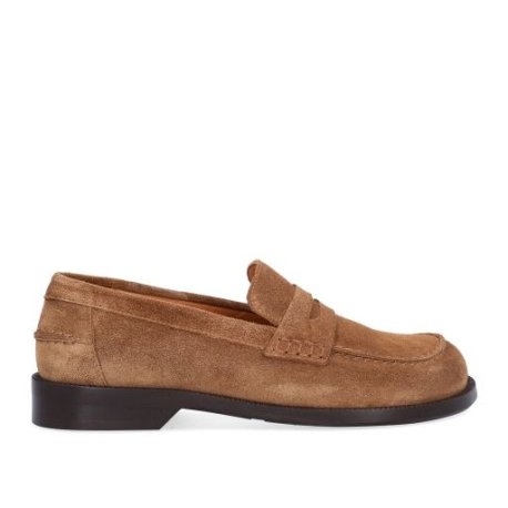 Billi Bi A9010 loafer i camelbrun ruskind