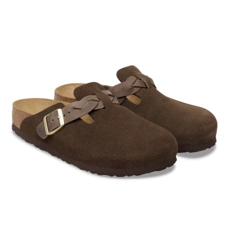 Birkenstock Boston Braided Suede Leather Carafe