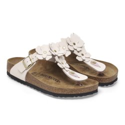 Birkenstock Gizeh Flower Light Rose læder