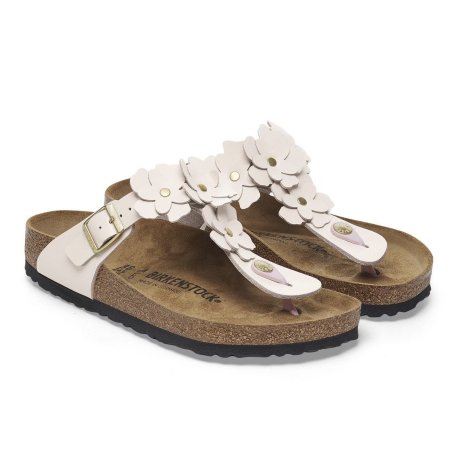 Birkenstock Gizeh Flower Light Rose læder - Sko & Støvler: 38