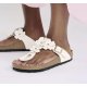 Birkenstock Gizeh Flower Light Rose læder