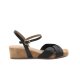 Unisa Badesi kilehæls sandal i sort