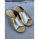 Bella Moda S23631 kilehæl sandal i guld