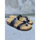 Bella Moda S23608 sandal i sort glitter