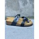 Bella Moda S23608 sandal i sort glitter