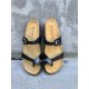 Bella Moda S23608 sandal i sort glitter