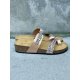 Bella Moda S23609 sandal i rosenguld glitter