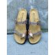 Bella Moda S23609 sandal i rosenguld glitter