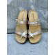 Bella S23608 sandal i champagne glitter
