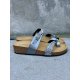 Bella Moda S23609 sandal i sølv glitter