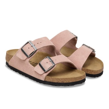 Birkenstock Arizona Suede Leather Pink Clay