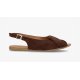 Shoedesign Vida i brun ruskind