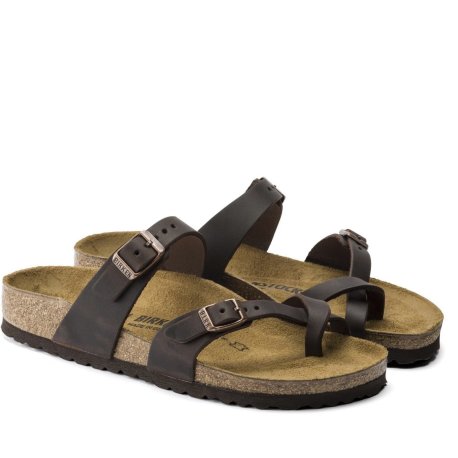 Birkenstock Mayari Oiled Leather Habana Brown
