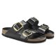 Birkenstock Arizona BRED Big Buckle High Shine sort læder