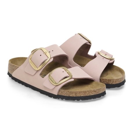 Birkenstock Arizona Big Buckle Nubuk Soft Pink