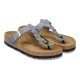 Birkenstock Gizeh Braided Oiled Leather Basalt Gray