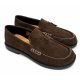 Pavement Palilja loafer i brun ruskind